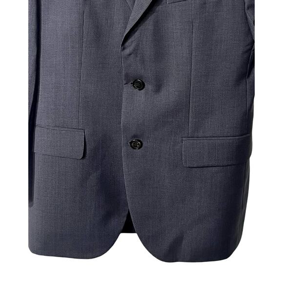 HUGO BOSS Suit Jacket Mens Size 38S Blue TESS Lanificio Wool Single Breasted - Picture 5 of 13